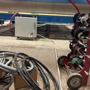 Industrial Electrical Control Panel & Cable Management